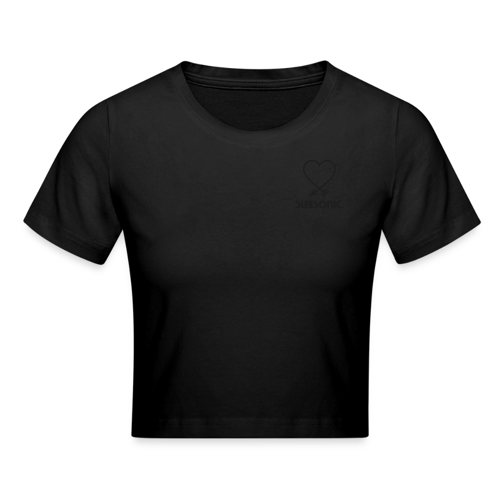 Cropped - WE LOVE GUNS. - Schwarz