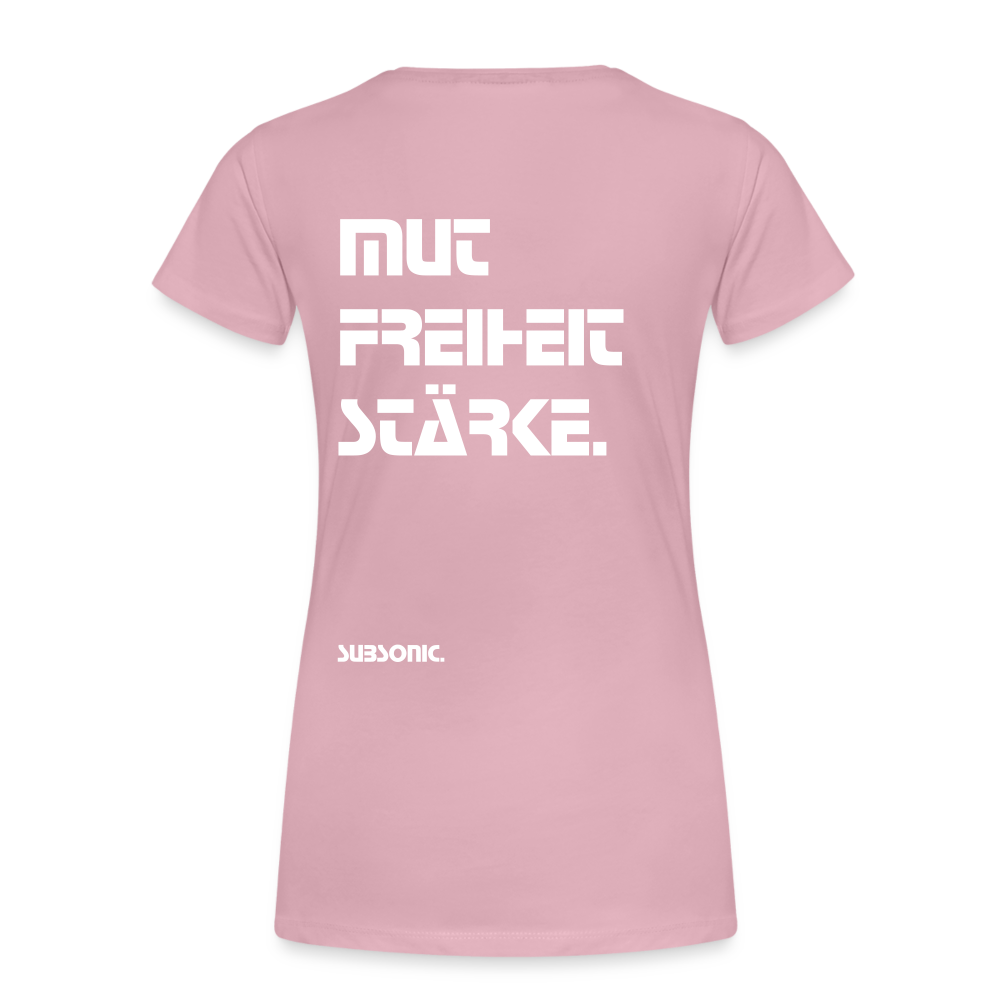 MUT FREIHEIT STÄRKE. - Hellrosa