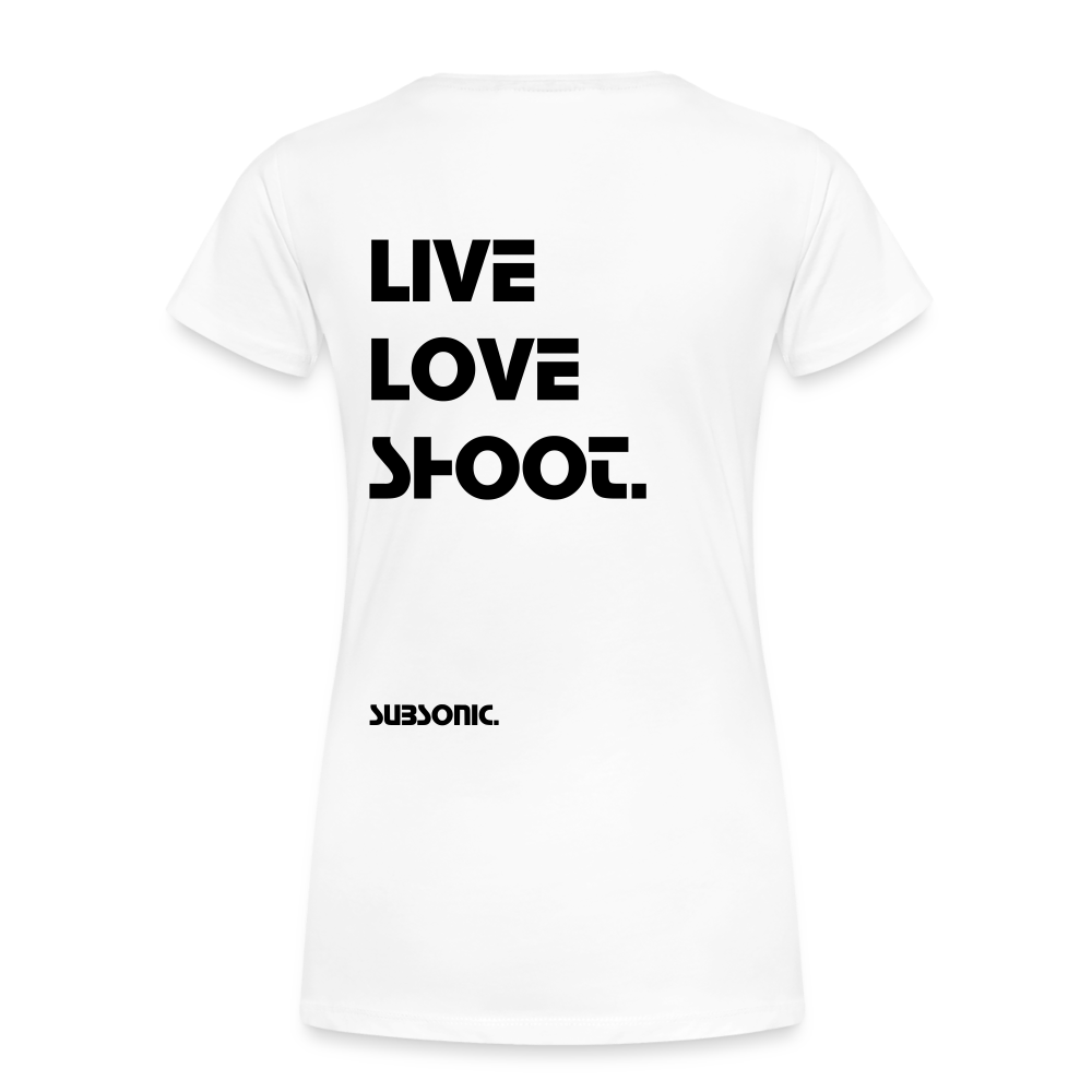 LIVE LOVE SHOOT. - Weiß