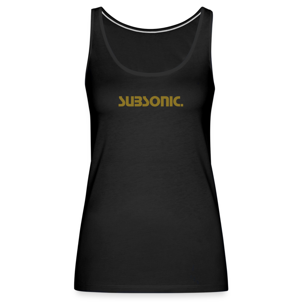 TANKTOP - THIS BLONDE CAN HANDLE GUNS. - Schwarz