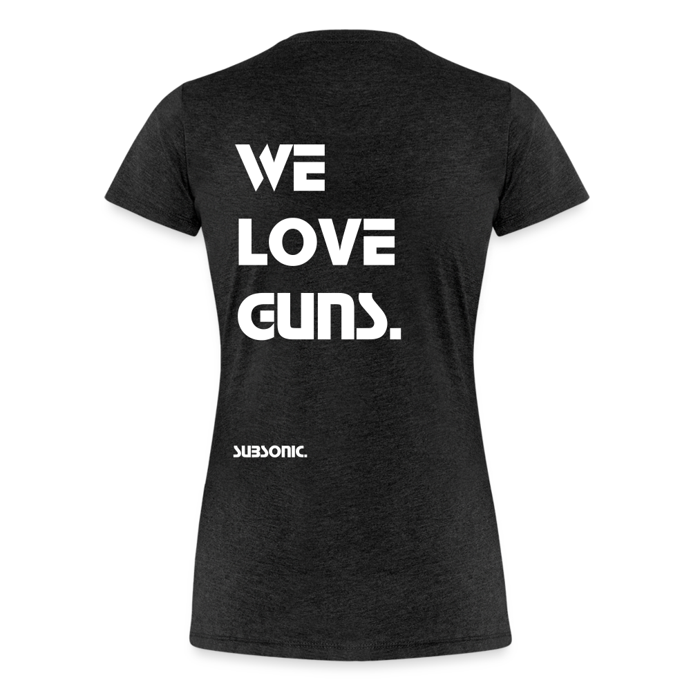 WE LOVE GUNS. - Anthrazit