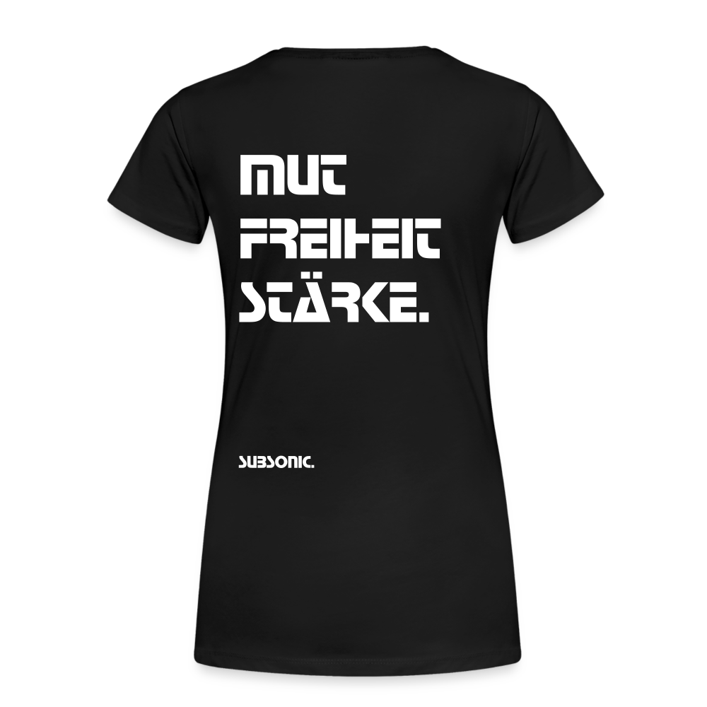 MUT FREIHEIT STÄRKE. - Schwarz