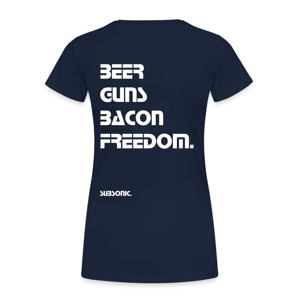 BEER GUNS BACON FREEDOM. - Navy
