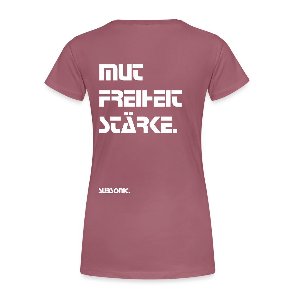 MUT FREIHEIT STÄRKE. - Malve