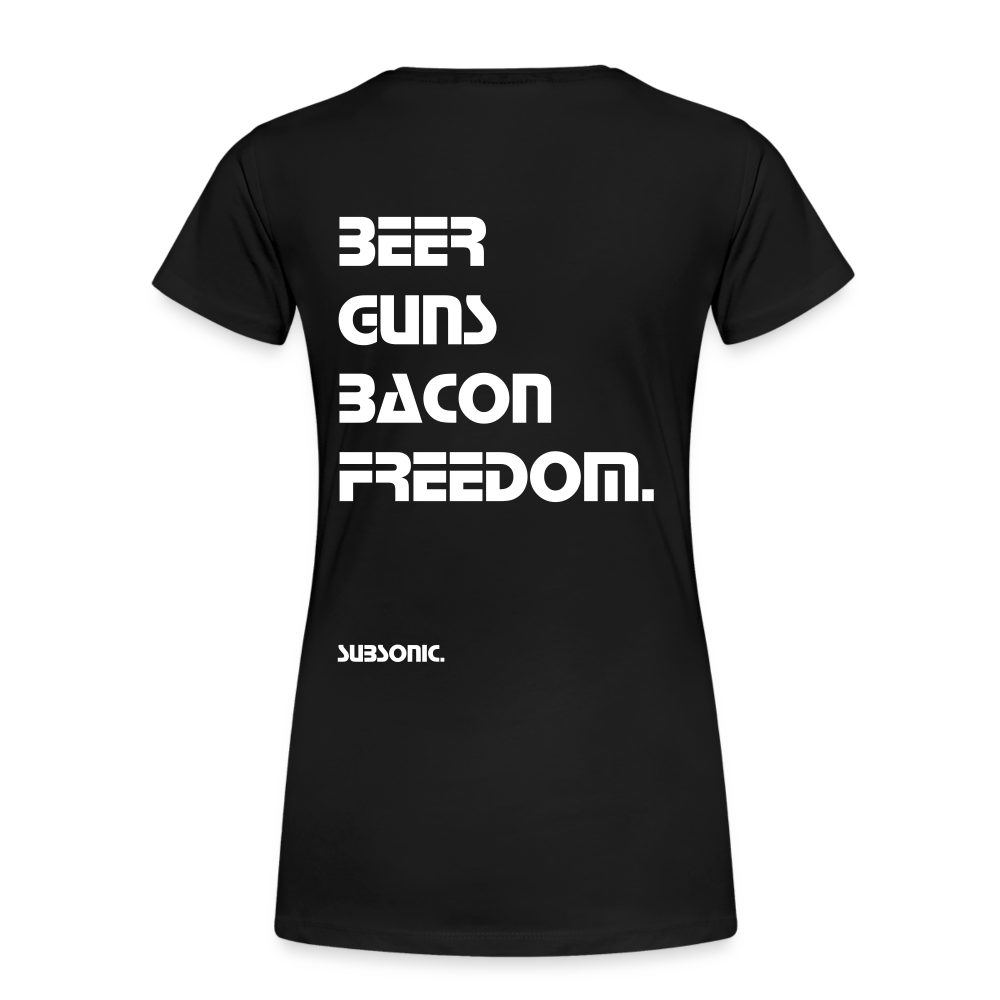 BEER GUNS BACON FREEDOM. - Schwarz