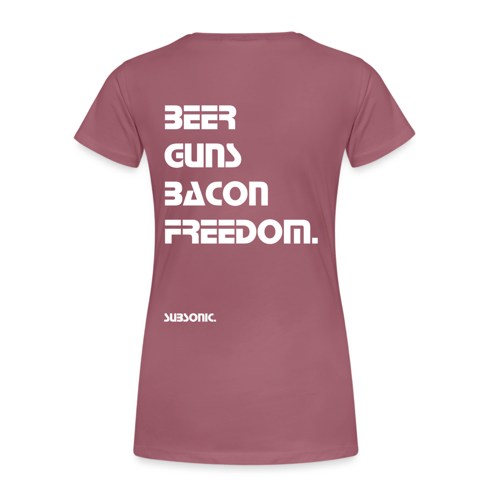 BEER GUNS BACON FREEDOM. - Malve