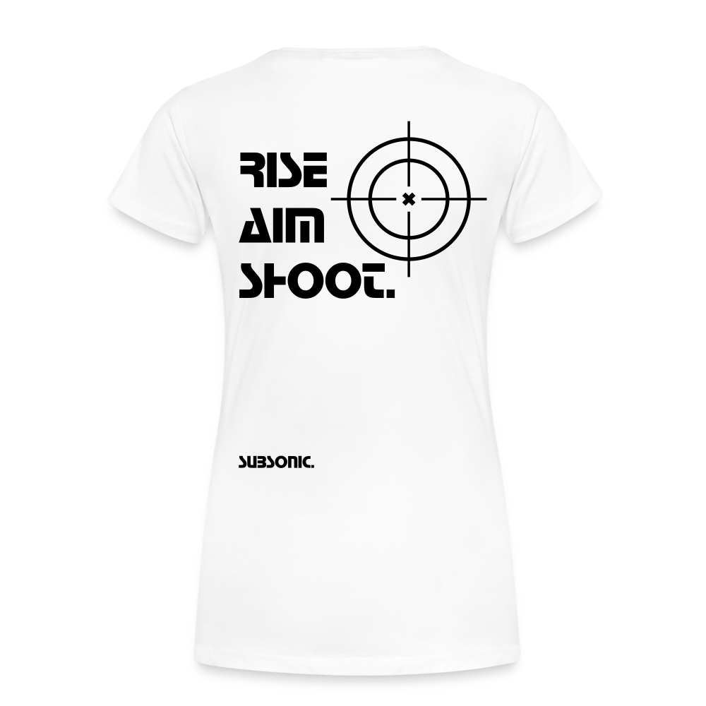 RISE AIM SHOOT. - Weiß