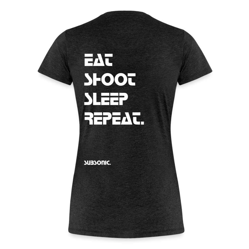 EAT SHOOT SLEEP REPEAT. - Anthrazit