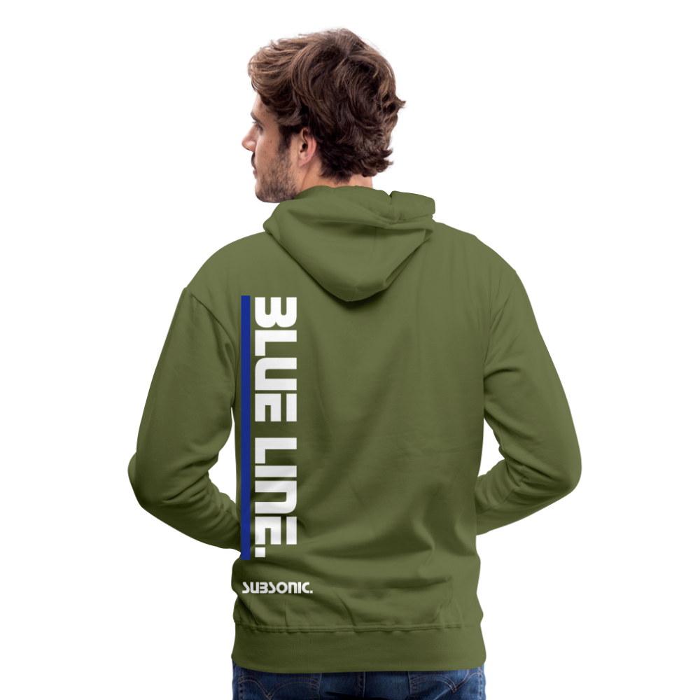 BLUE LINE. - Olivgrün