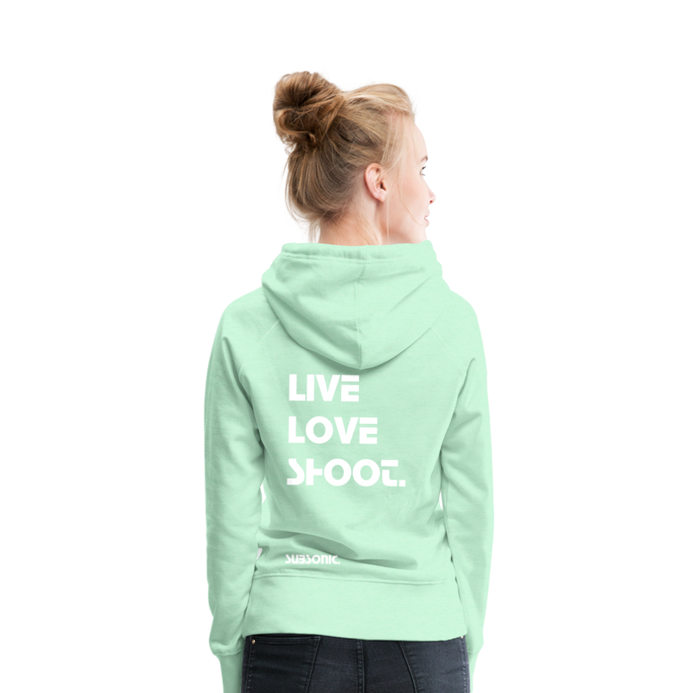 LIVE LOVE SHOOT. - helles Mintgrün