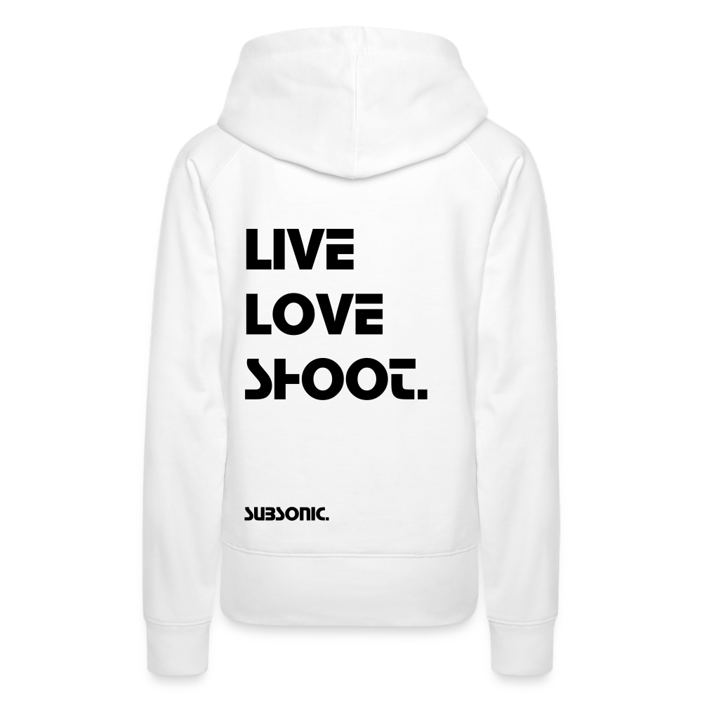 LIVE LOVE SHOOT. - Weiß