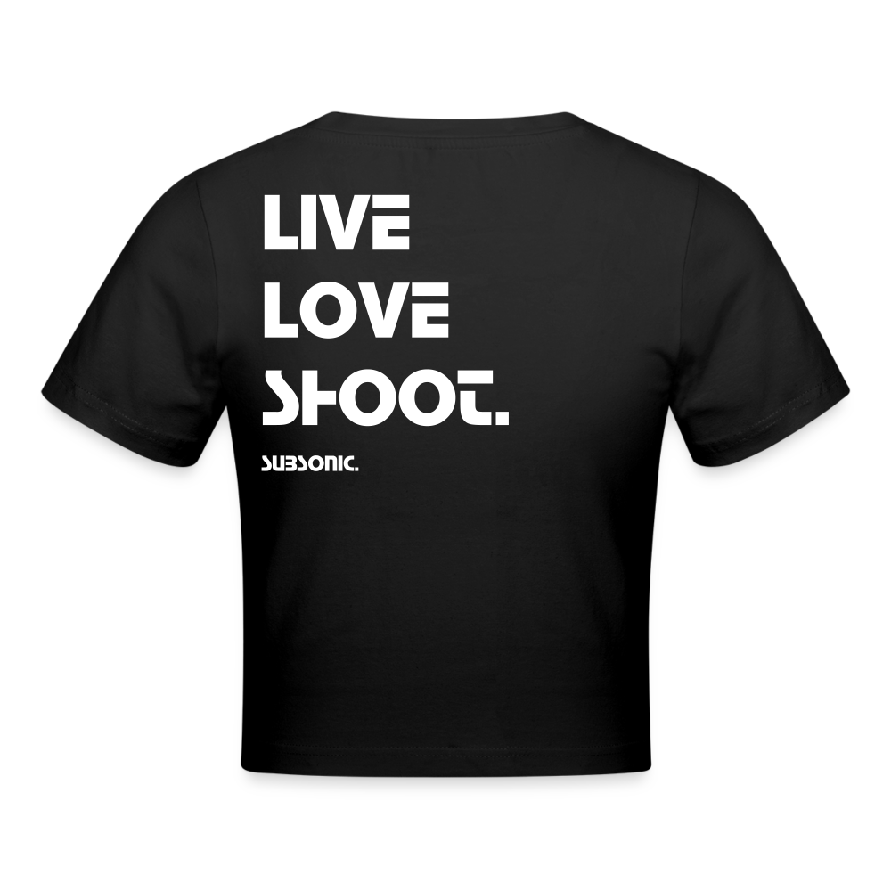 Cropped - LIVE LOVE SHOOT. - Schwarz