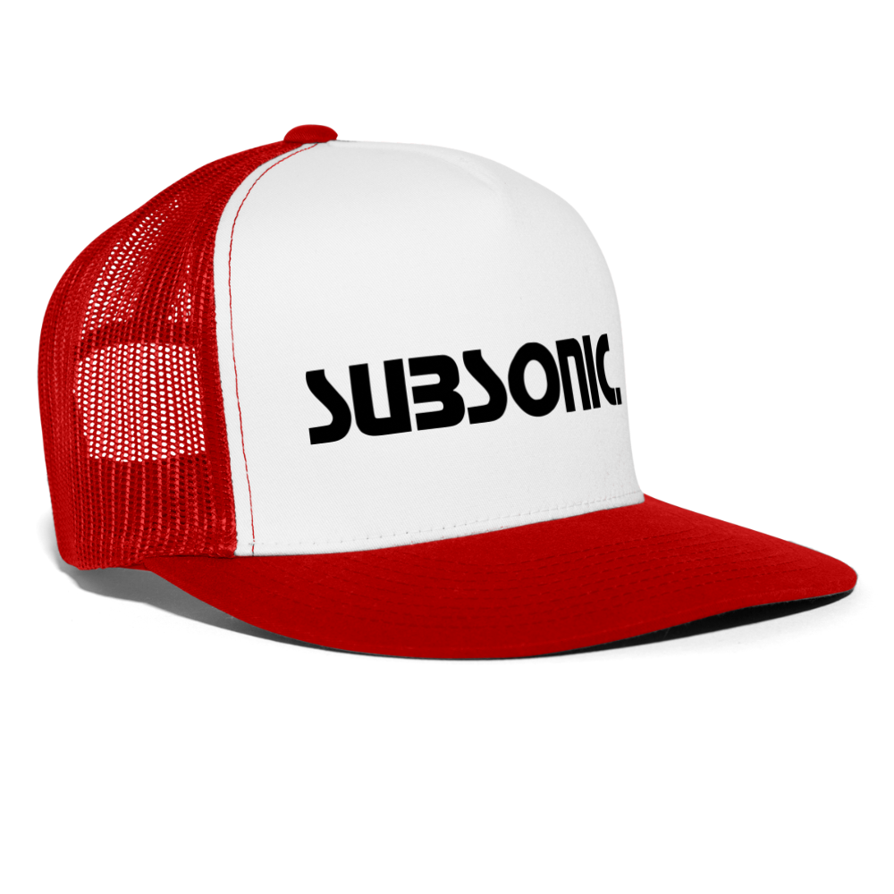 Trucker Cap - SUBSONIC. - Weiß/Rot