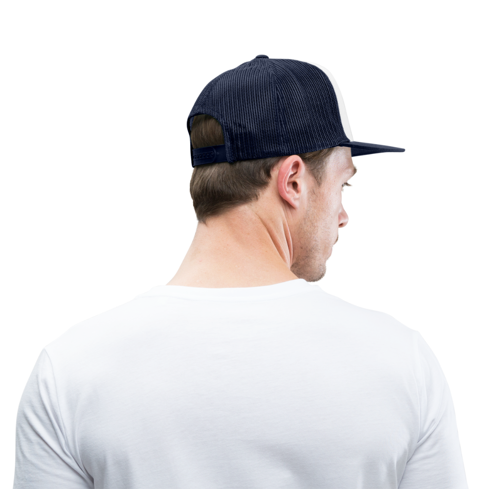 Trucker Cap - PRO GUN PRO GOD PRO LIFE. - Weiß/Navy