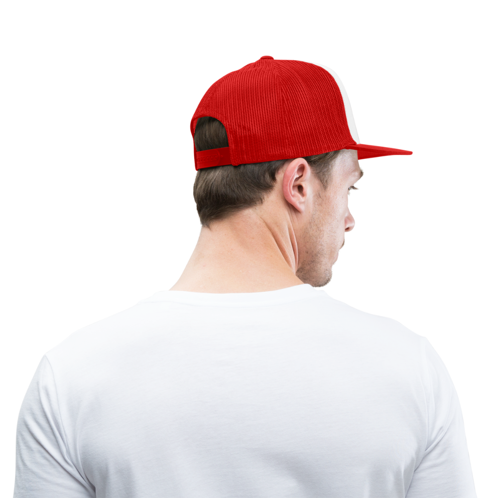 Trucker Cap - PRO GUN PRO GOD PRO LIFE. - Weiß/Rot