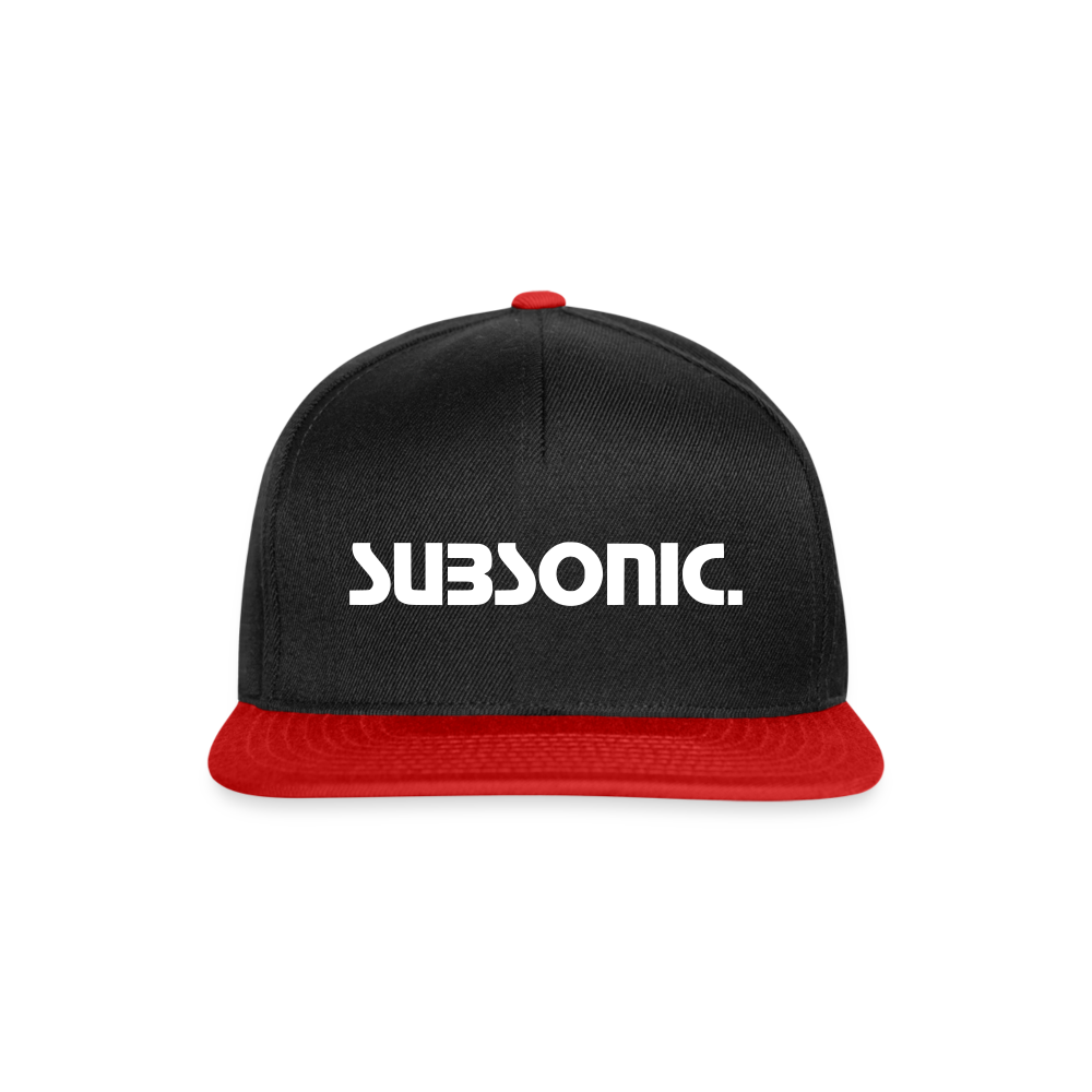 Snapback Cap - SUBSONIC. - Schwarz/Rot