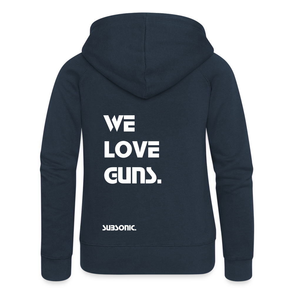 ZIPPER - WE LOVE GUNS. - Navy