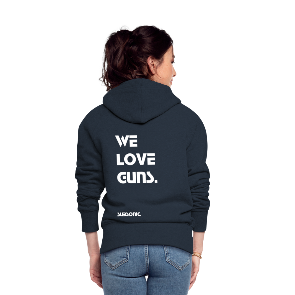 ZIPPER - WE LOVE GUNS. - Navy