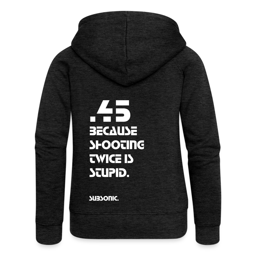 ZIPPER - .45 BECAUSE SHOOTING TWICE IS STUPID. - Anthrazit