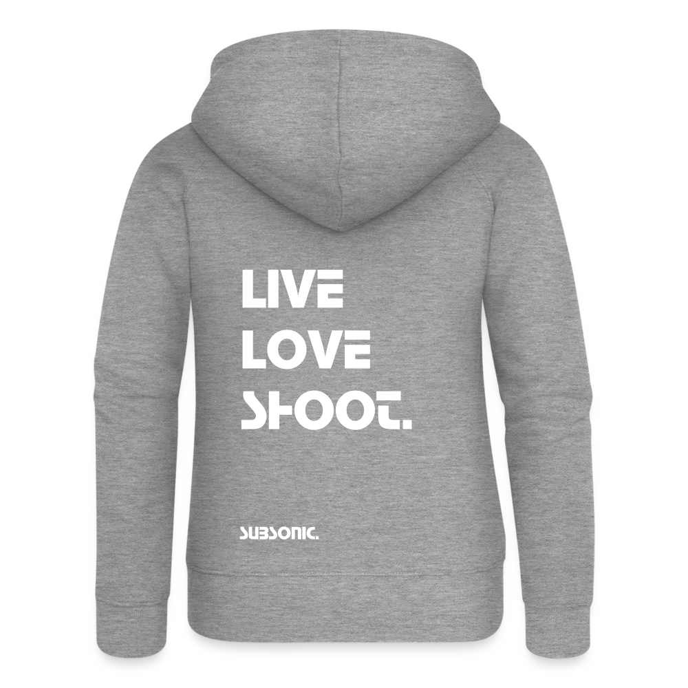 ZIPPER - LIVE LOVE SHOOT. - Grau meliert