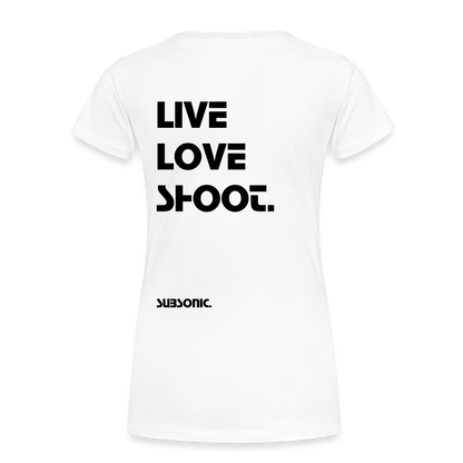 LIVE LOVE SHOOT. - Weiß