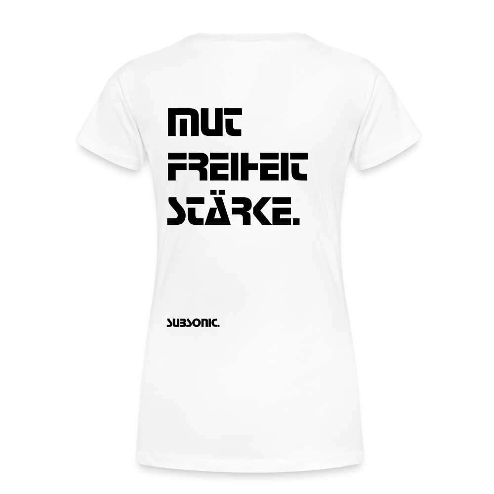 MUT FREIHEIT STÄRKE. - Weiß