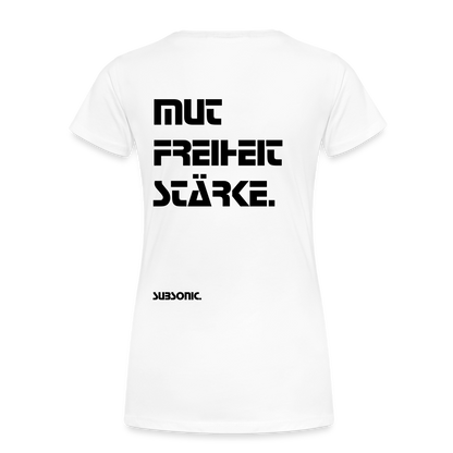 MUT FREIHEIT STÄRKE. - Weiß