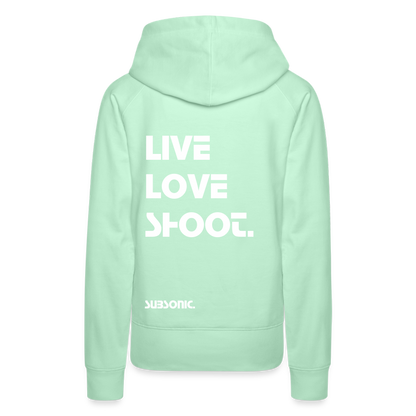 LIVE LOVE SHOOT. - helles Mintgrün