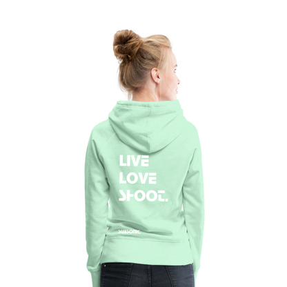 LIVE LOVE SHOOT. - helles Mintgrün