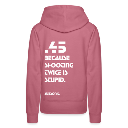 .45 BECAUSE SHOOTING TWICE IS STUPID. - Malve