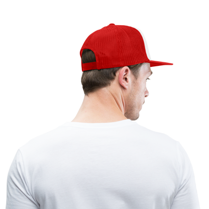 Trucker Cap - PRO GUN PRO GOD PRO LIFE. - Weiß/Rot