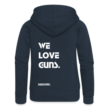 ZIPPER - WE LOVE GUNS. - Navy